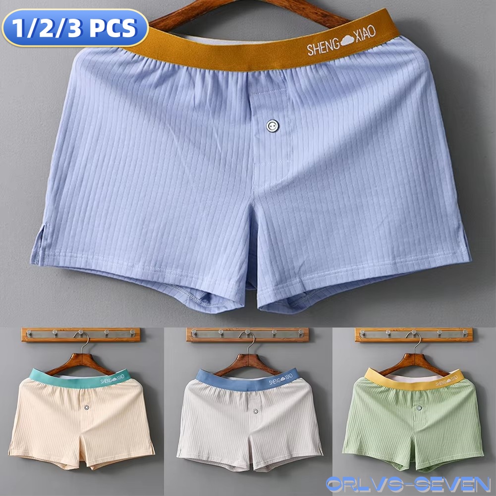 1/2/3 PCS Men's Panties Cotton - đánh giá và giá Trunk Breathable Men