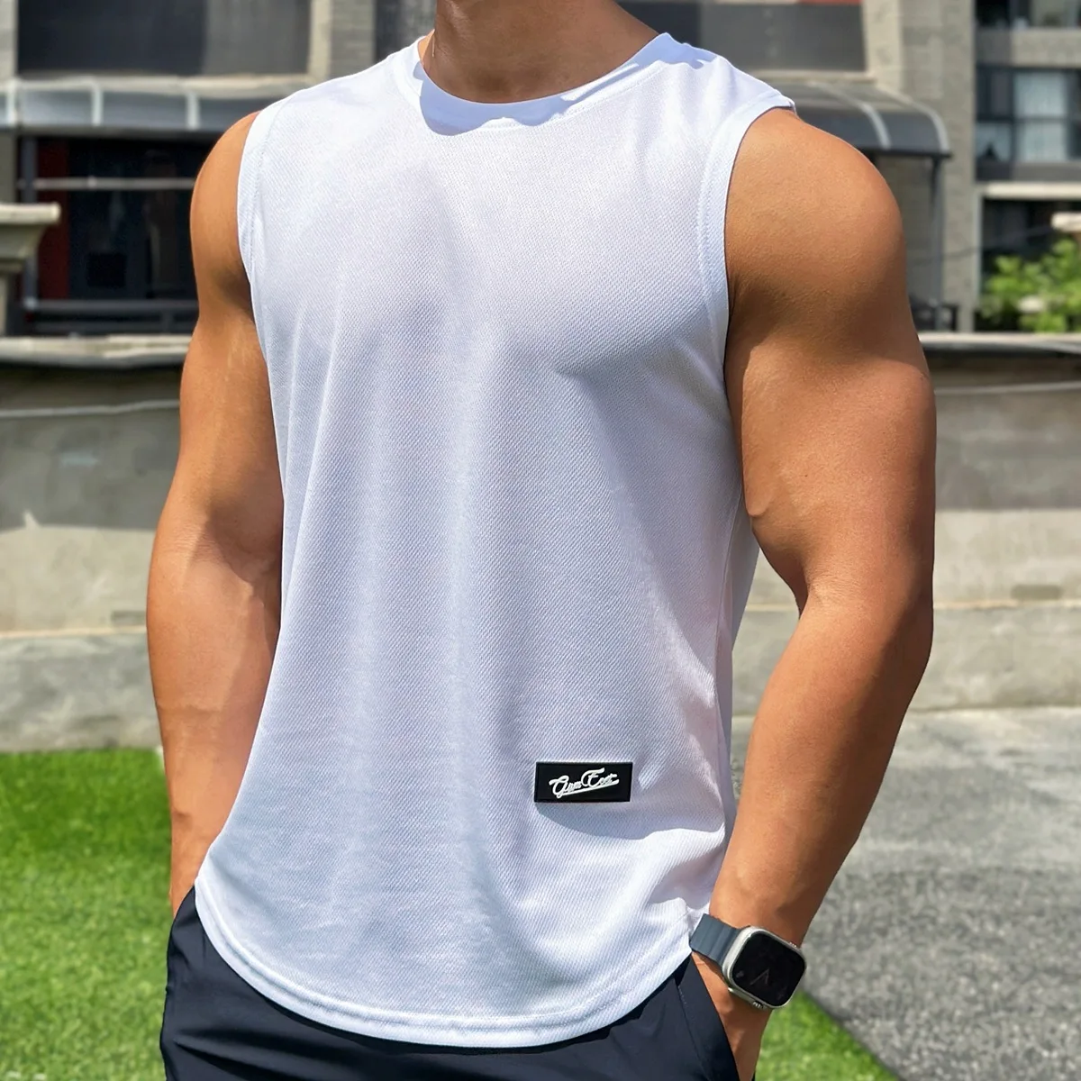 2025 Summer New Trend Men tank - đánh giá và giá Undershirt Crew Neck